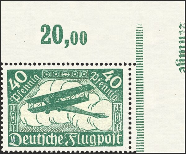 Inflation 1919 Mi.-Nr. 112 b P OR Oberrand - postfrisch geprüft