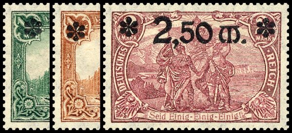 Inflation 1920 Mi.-Nr. 116-118 - postfrisch