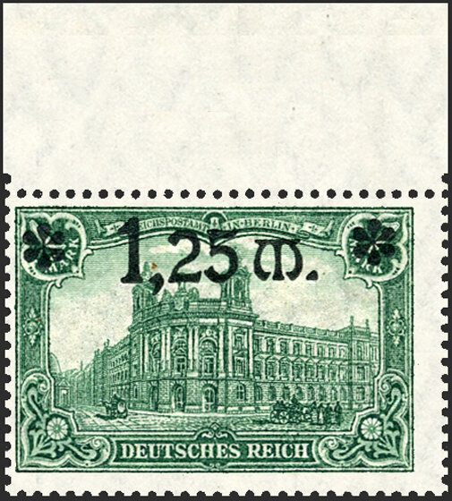 Inflation 1920 Mi.-Nr. 116 II P OR - postfrisch