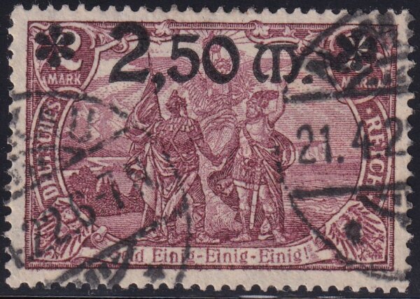 Deutsches Reich 1920 Mi.-Nr. 118 a - gestempelt geprüft