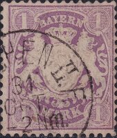 Bayern 1874 Mi.-Nr. 31 a - gestempelt