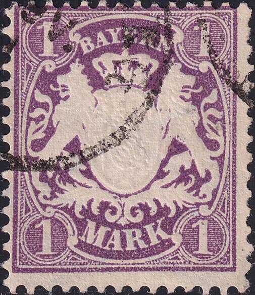 Bayern 1874 Mi.-Nr. 31 b - gestempelt
