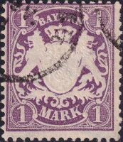 Bayern 1874 Mi.-Nr. 31 b - gestempelt