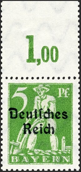 Inflation 1920 Mi.-Nr. 119 P OR III Oberrand - postfrisch