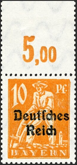 Inflation 1920 Mi.-Nr. 120 P OR III Oberrand - postfrisch