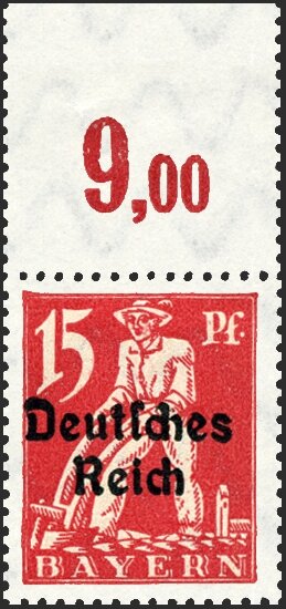 Inflation 1920 Mi.-Nr. 121 P OR III Oberrand - postfrisch