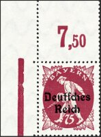 Inflation 1920 Mi.-Nr. 127 P OR III - postfrisch