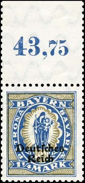 Inflation 1920 Mi.-Nr. 130 P OR IV Oberrand - postfrisch