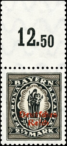 Inflation 1920 Mi.-Nr. 133 I P OR I Oberrand - postfrisch