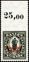 Inflation 1920 Mi.-Nr. 133 I P OR IV Oberrand - postfrisch