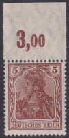 Inflation 1920 Mi.-Nr. 140 b P OR Oberrand - postfrisch...