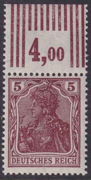 Inflation 1920 Mi.-Nr. 140 c W OR Oberrand - postfrisch