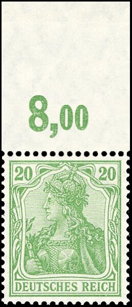 Inflation 1920 Mi.-Nr. 143 b P OR Oberrand - postfrisch geprüft