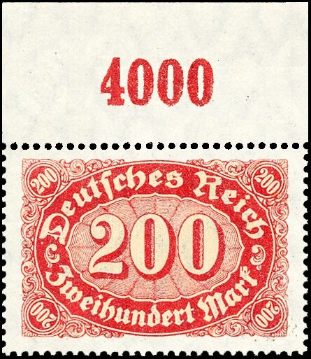 Inflation 1922 Mi.-Nr. 220 P OR Oberrand - postfrisch