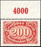 Inflation 1922 Mi.-Nr. 220 P OR Oberrand - postfrisch