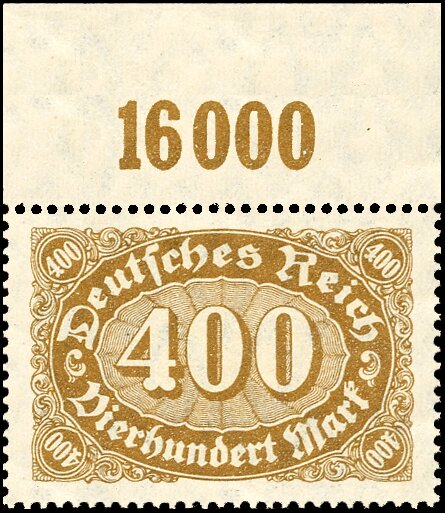 Inflation 1922 Mi.-Nr. 222 a P OR Oberrand - postfrisch