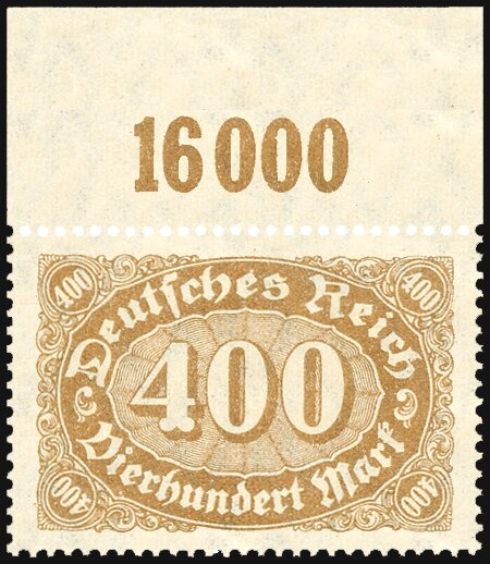 Inflation 1922 Mi.-Nr. 222 b POR Oberrand - postfrisch geprüft