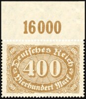 Inflation 1922 Mi.-Nr. 222 b POR - postfrisch geprüft