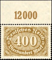 Inflation 1922 Mi.-Nr. 222 c P OR Oberrand - postfrisch
