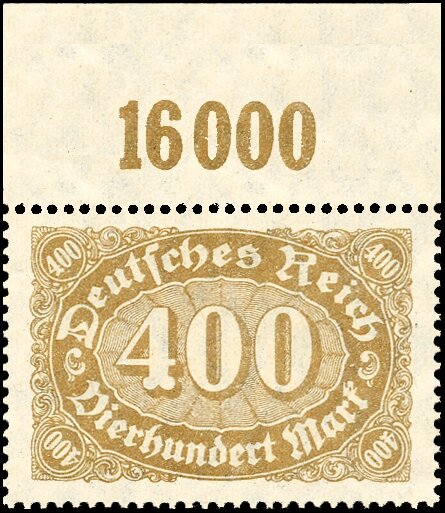 Inflation 1922 Mi.-Nr. 222 d P OR - postfrisch