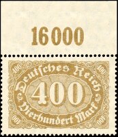 Inflation 1922 Mi.-Nr. 222 d P OR Oberrand - postfrisch