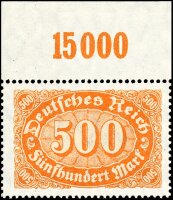 Inflation 1922 Mi.-Nr. 223 P OR Oberrand - postfrisch