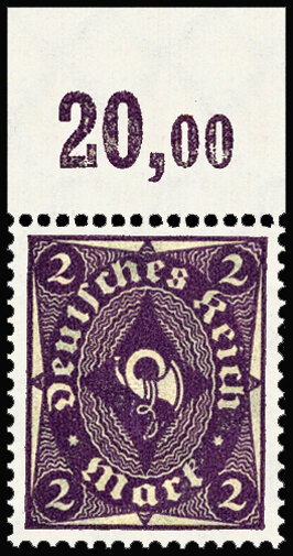 Inflation 1922 Mi.-Nr. 224 aa P OR Oberrand - postfrisch geprüft
