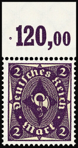 Inflation 1922 Mi.-Nr. 224 b P OR Oberrand - postfrisch geprüft