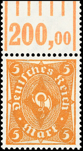 Inflation 1922 Mi.-Nr. 227 a W OR - postfrisch