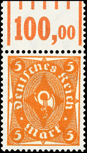Inflation 1922 Mi.-Nr. 227 b W OR Oberrand - postfrisch geprüft