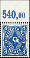 Inflation 1922 Mi.-Nr. 228 P OR Oberrand - postfrisch