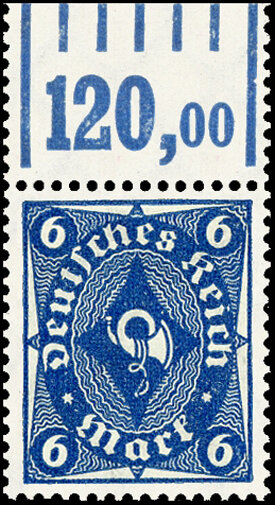 Inflation 1922 Mi.-Nr. 228 W OR - postfrisch