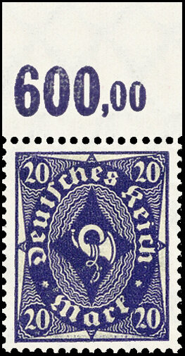 Inflation 1922 Mi.-Nr. 230 P OR Oberrand - postfrisch