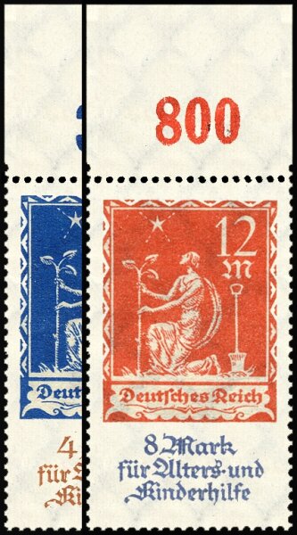 Inflation 1922 Mi.-Nr. 233-34 P OR Oberrand - postfrisch