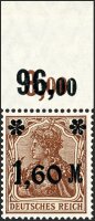 Inflation 1921 Mi.-Nr. 154 I a P OR Oberrand - postfrisch