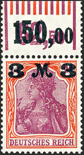 Inflation 1921 Mi.-Nr. 155 Ia W OR 060/151 Oberrand - postfrisch