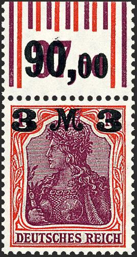 Inflation 1921 Mi.-Nr. 155 Ia W OR 141/151 Oberrand - postfrisch