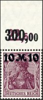 Inflation 1921 Mi.-Nr. 157 II P OR Oberrand - postfrisch