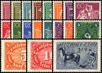 Inflation 1921 Mi.-Nr. 158-176 - postfrisch