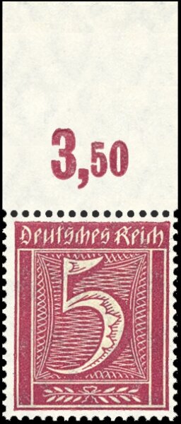 Inflation 1921 Mi.-Nr. 158 P OR Oberrand - postfrisch