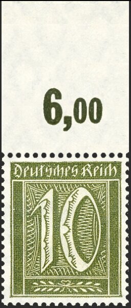 Inflation 1921 Mi.-Nr. 159 a P OR Oberrand - postfrisch