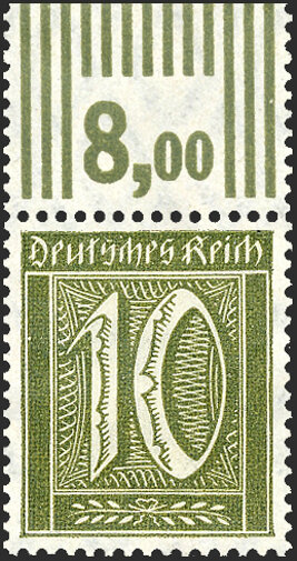 Inflation 1921 Mi.-Nr. 159 a W OR 373 Oberrand - postfrisch
