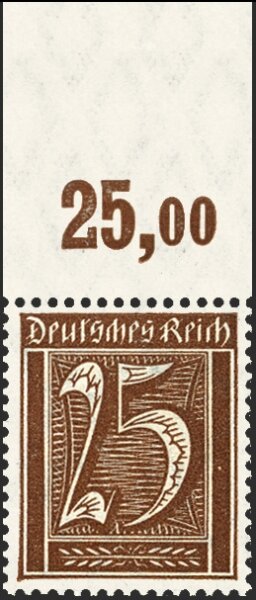 Inflation 1921 Mi.-Nr. 161 P OR Oberrand - postfrisch
