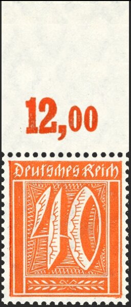 Inflation 1921 Mi.-Nr. 163 P OR Oberrand - postfrisch