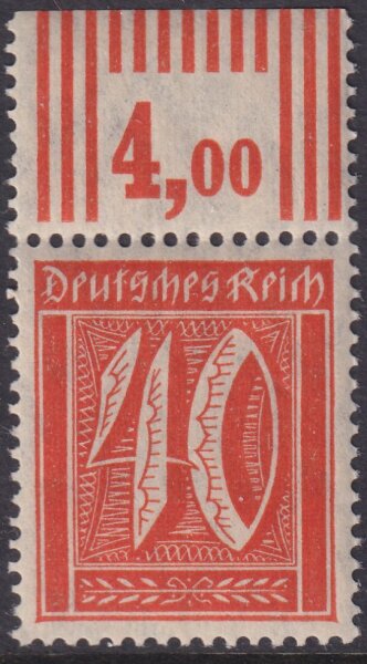Inflation 1921 Mi.-Nr. 163 W OR 373 Oberrand - postfrisch