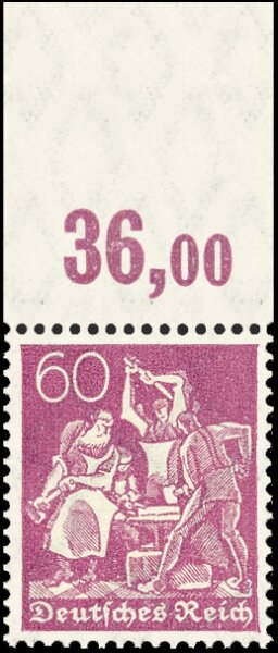 Inflation 1921 Mi.-Nr. 165 P OR Oberrand - postfrisch
