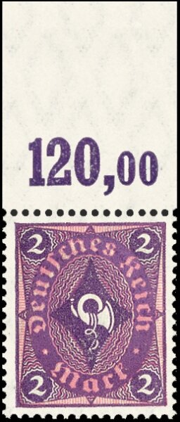 Inflation 1921 Mi.-Nr. 171 P OR Oberrand- postfrisch