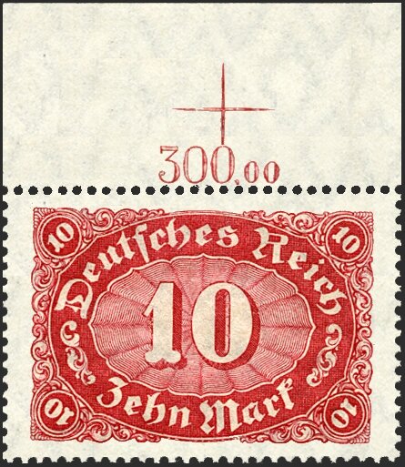 Inflation 1921 Mi.-Nr. 175 P OR Oberrand - postfrisch