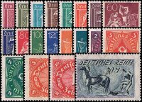 Inflation 1921 Mi.-Nr. 177-196 - postfrisch