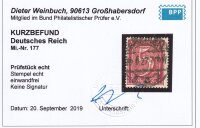 Deutsches Reich 1921 Mi.-Nr. 177 - gestempelt Befund